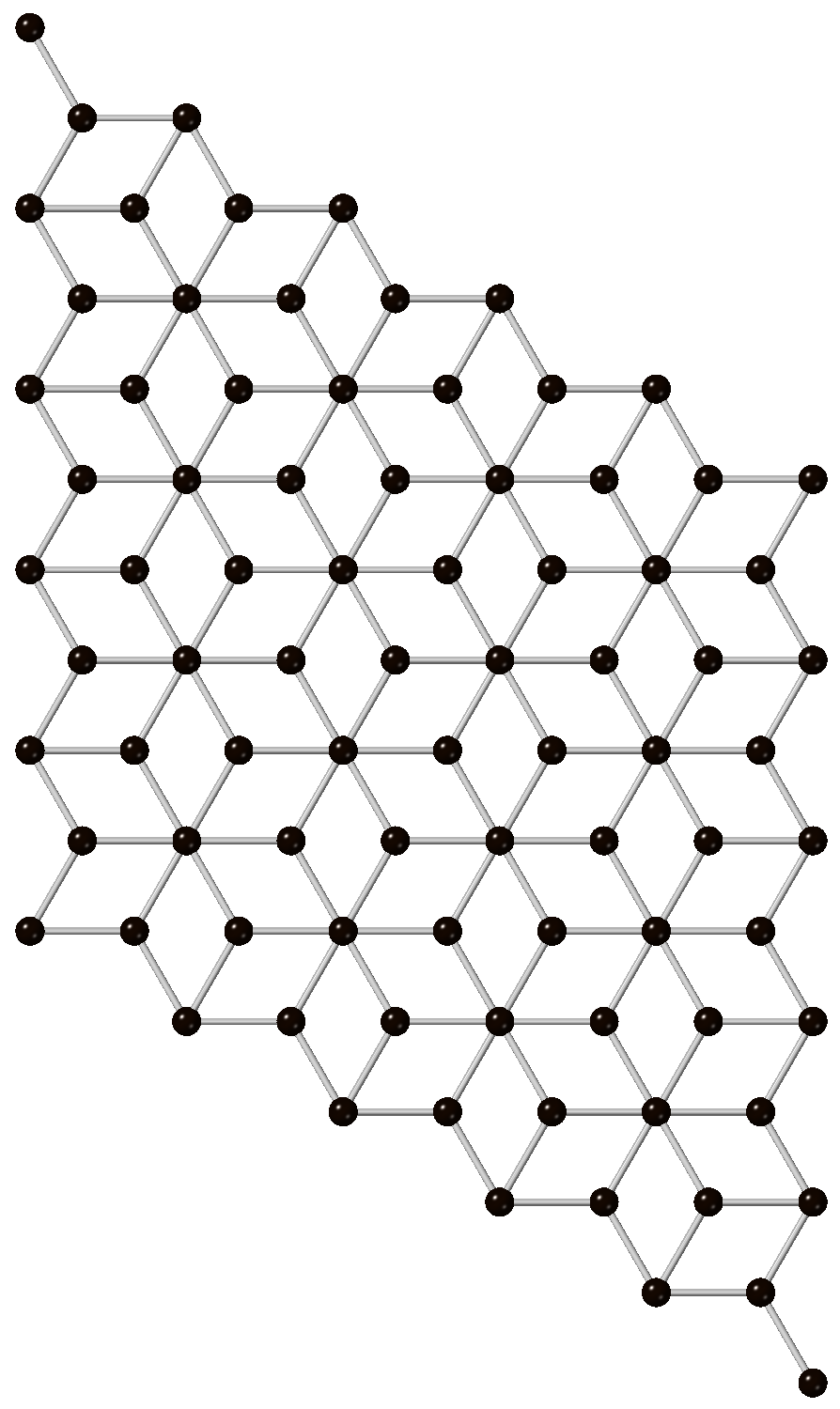 A graphic depiction of graphite.